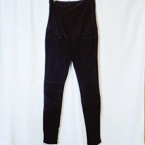 H&M Mama Maternity Size Medium Over Stomach Ribbed Knees Skinny Jegging Jeans